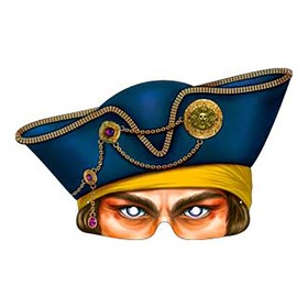 Карнавальная маска «Пират», на резинке