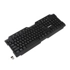 Клавиатура Defender Element HB-195 RU, беспроводная, мембранная, 114 клав, USB,   черная - фото 10862495