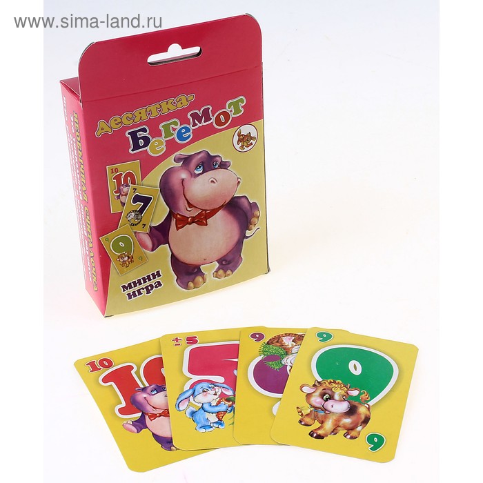 Настольная игра «Десятка-бегемот» - Фото 1