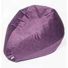 Кресло-мешок «Груша» малая, диаметр 70 см, высота 90 см, цвет фиолетовый, велюр - Фото 2