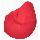 Кресло-мешок «Груша» малая, диаметр 70 см, высота 90 см, цвет красный, велюр - Фото 1