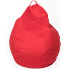 Кресло-мешок «Груша» малая, диаметр 70 см, высота 90 см, цвет красный, велюр - Фото 3