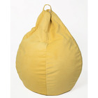 Кресло-мешок «Груша» большая, диаметр 90 см, высота 135 см, цвет лимонный, велюр - Фото 3