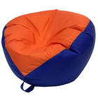 Кресло-мешок «Кроха», ширина 70 см, высота 80 см, цвет оранжево-васильковый, плащёвка - Фото 3