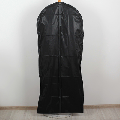 Чехол для одежды Доляна, 60×137 см, плотный, цвет чёрный