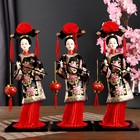 Кукла коллекционная "Китаянка в национ. платье с китайским фонариком" МИКС 32х12,5х12,5 см - Фото 6