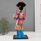Кукла коллекционная "Китаянка в национ. платье с письменами" МИКС 32х12,5х12,5 см - фото 9559746