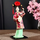 Кукла коллекционная"Китаянка в национ. платье с муз.инструмен. - пипой"МИКС 32х12,5х12,5см - фото 320008858