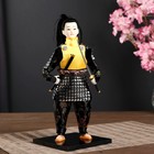 Кукла коллекционная "Китайский гвардеец в серебристых доспехах с мечом" 28х12,5х12,5 см - фото 4570642