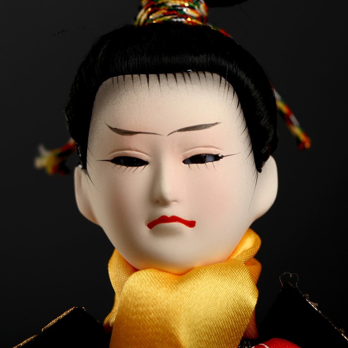 Кукла коллекционная "Китайский гвардеец в золотых доспехах с мечом" 31х12,5х12,5 см 45684