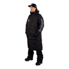 Пальто Jethwear JW с утеплителем, размер L, чёрный, белый - Фото 3