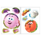 Книга с аппликациями, 20 стр., А5, Смешарики - Фото 3