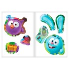 Книга с аппликациями, 20 стр., А5, Смешарики - Фото 3