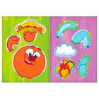 Книга с аппликациями, 20 стр., А5, Смешарики - Фото 3