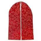 Чехол для одежды, спанбонд, цвет бордовый - Фото 1