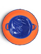 Тюбинг-ватрушка Winter Star, диаметр чехла 90 см, оранжевая, синяя - Фото 2