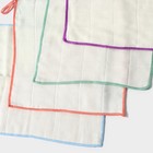 Салфетка для уборки Доляна «Люкс», микрофибра, бамбук, 30×30 см, цвет МИКС - Фото 7