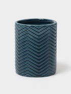 Аксессуары для ванной «Минимал», 2 предмета: дозатор для мыла 350 мл, стакан 350 мл, синие - Фото 3