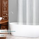 Штора для ванны Доляна «Горошек», 180×180 см, EVA, цвет белый - фото 319863239
