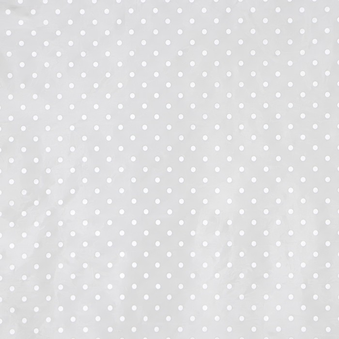 Штора для ванны Доляна «Горошек», 180×180 см, EVA, цвет белый - фото 1908487473