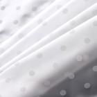 Штора для ванны Доляна «Горошек», 180×180 см, EVA, цвет белый - Фото 4