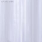 Штора для ванны Доляна «Полоска», 180×180 см, полиэстер, цвет белый - Фото 2