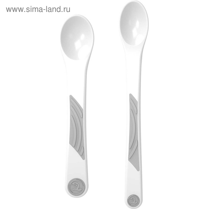 Ложки для кормления Twistshake Feeding Spoon, цвет белый, от 4 месяцев, 2 шт. - Фото 1