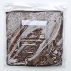 Кофр подвесной «Вензель», 4 отделения, 30×30×80 см, цвет коричнево-бежевый - Фото 4