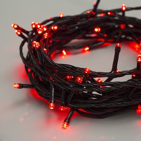 УЦЕНКА НИТЬ, 10 м, Н.Т. LED-100-220V, 8 режимов, КРАСНЫЙ