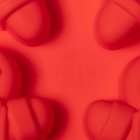 Форма для выпечки Доляна «Новый год. Имбирный пряник», силикон, 28×17 см, 6 ячеек, красная - Фото 6