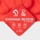 Форма для выпечки Доляна «Новый год. Имбирный пряник», силикон, 28×17 см, 6 ячеек, красная - Фото 7