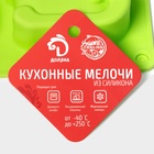 Форма для выпечки Доляна «Новый год», силикон, 27×17×3 см, 6 ячеек (8×7×3 см), зелёная - Фото 7