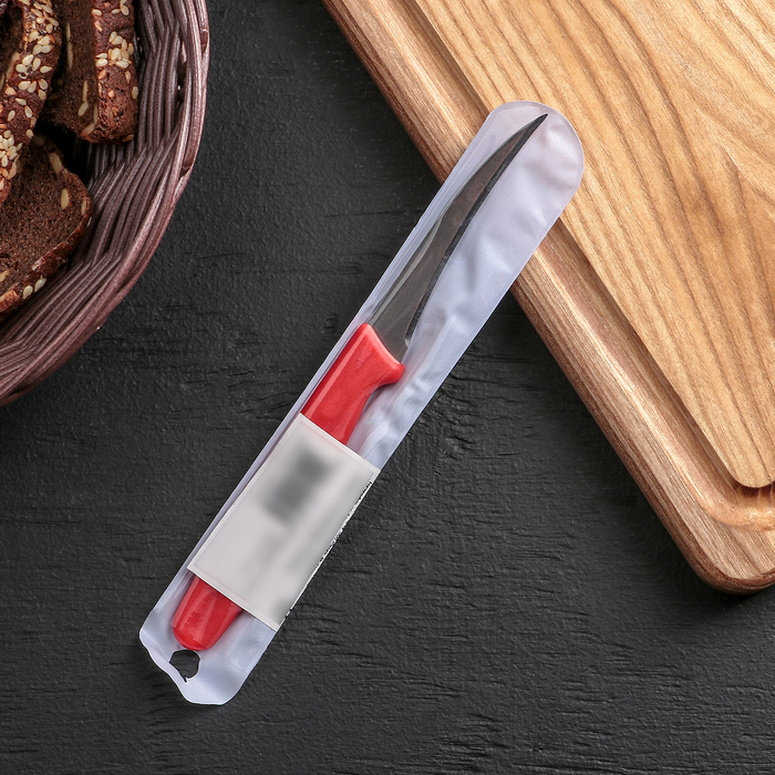 Нож для чистки овощей «Эконом», лезвие 7,3 см, цвет МИКС - фото 1908487491