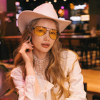 Серьги кольца с жемчугом QF «Нежность жемчуга», d=3.5 см, белые в золоте - Фото 2