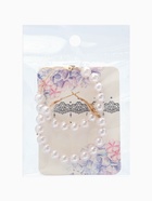 Серьги кольца с жемчугом QF «Нежность жемчуга», d=3.5 см, белые в золоте 4441912