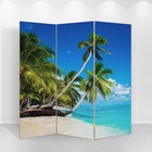 Ширма "Пальмы на пляже", 150 х 160 см - Фото 2