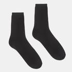 Носки мужские махровые, цвет чёрный, размер 27-29 - фото 8865644