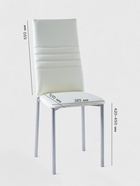 Стул для кухни Клик Мебель «Венский 1», искусственная кожа, цвет молочный - Фото 2