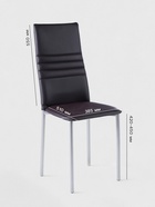 Стул для кухни «Клик Мебель. Венский 1», искусственная кожа, цвет коричневый - Фото 2