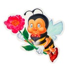 Украшение на скотче "Пчёлка" с цветочком - Фото 1