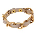 Браслет Style с цепью, цвет белый - Фото 1