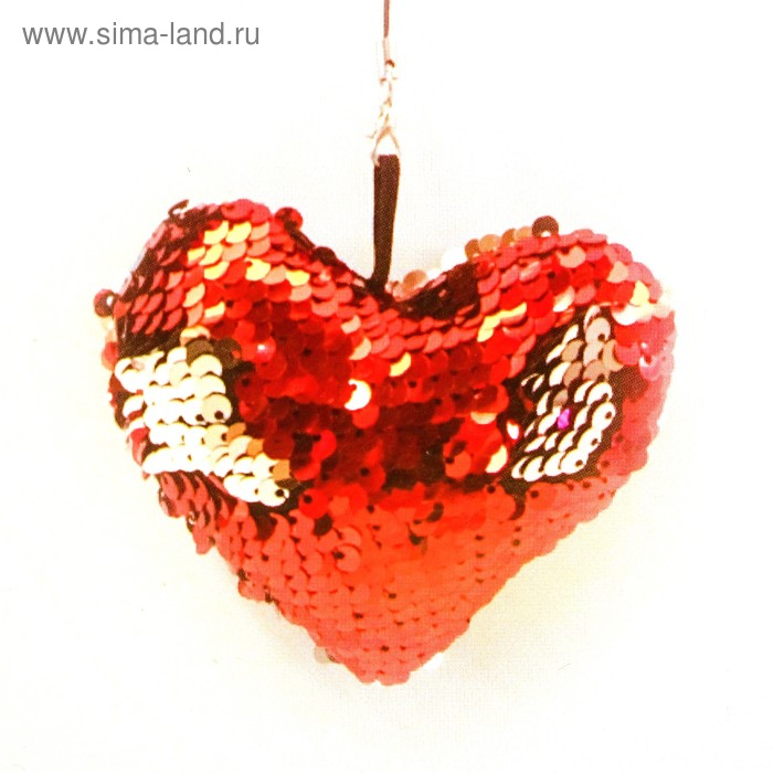 Набор для создания подвески из ткани «Сердечко», с пайетками - Фото 1