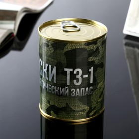 Носки мужские черные в банке «ТЗ-1»