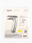 Воздушный шар фольгированный 40" «Цифра 7» - Фото 3