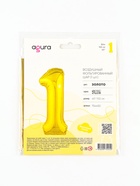 Воздушный шар фольгированный 40" «Цифра 1» 4570488 - фото 319893613