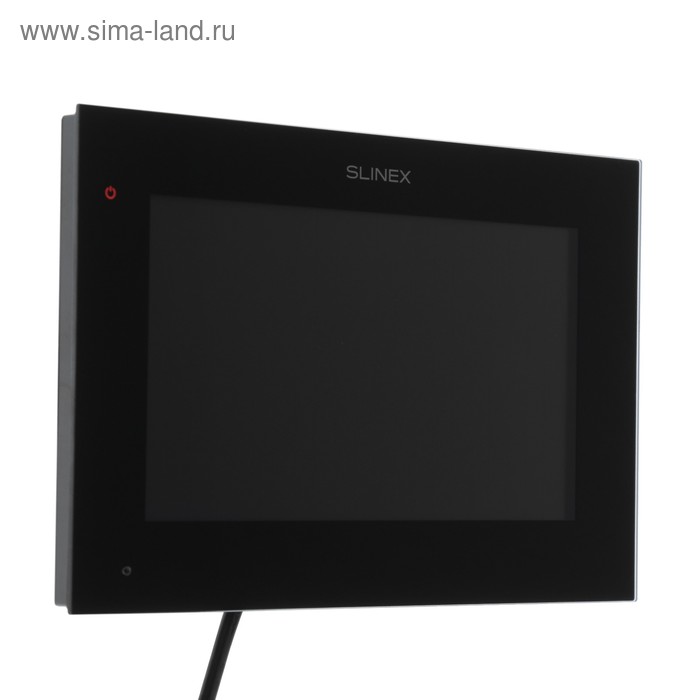 Видеодомофон SLINEX SQ-07MT, 7" цв. 16:9, 800х480, часы, microSD, детектор движения, черный - Фото 1