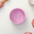 Форма силиконовая для выпечки Доляна «Круг», 9,5×5,4 см, цвет розовый - Фото 2