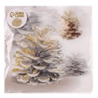 Салфетки новогодние бумажные «Шишки», 33×33 см, набор 20 шт. - Фото 4