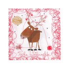 Салфетки новогодние бумажные «Олень», 33×33 см, набор 20 шт. - Фото 3