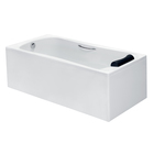 Ванна акриловая Roca BeCool 180x80, прямоугольная, белая - Фото 2